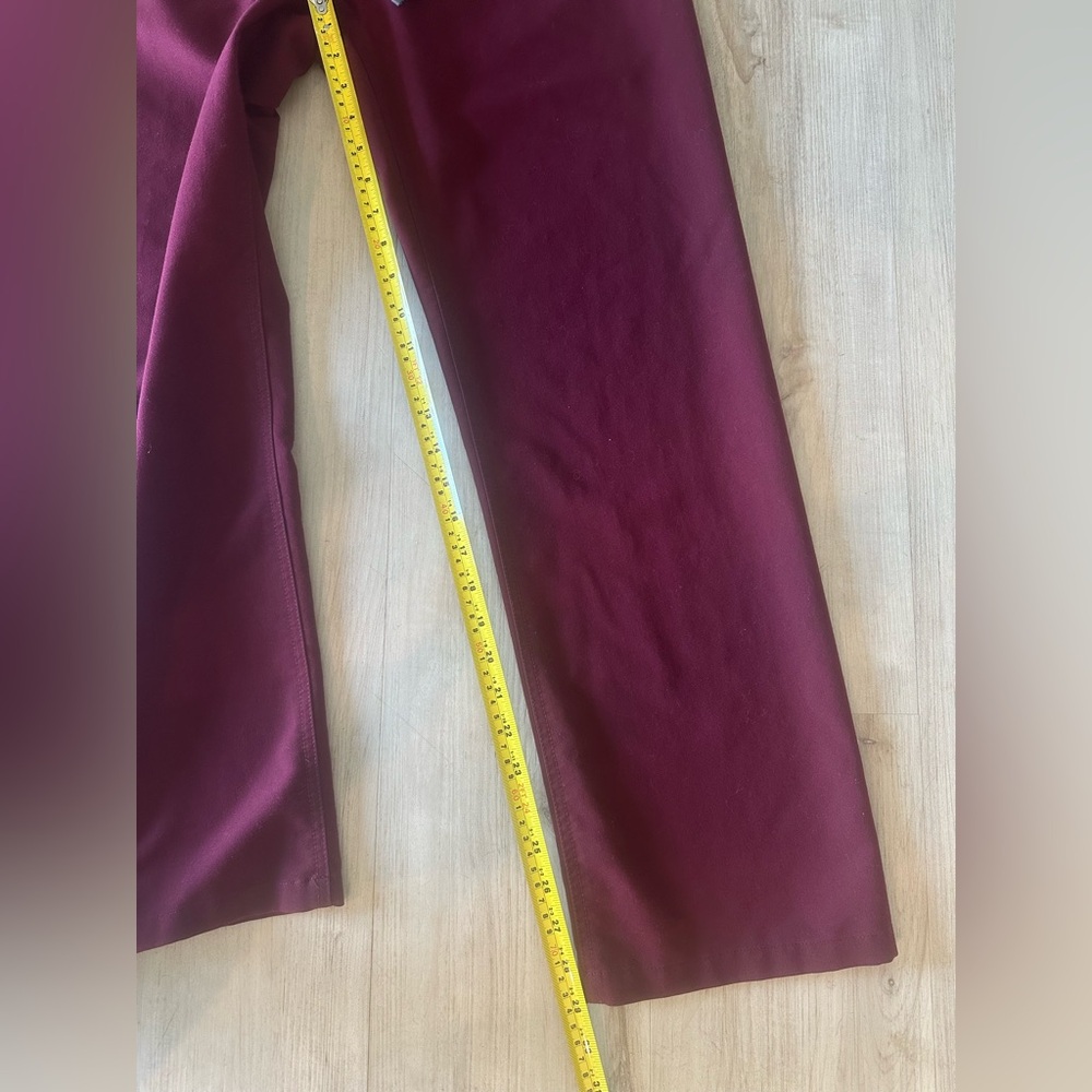 Figs Burgundy Livingston Basic Scrub Pants size Small - Picture 11 of 11